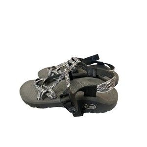 Chaco Women's Gray Pink Aztec Z/Cloud X2 Sandal Toe Loop Comfort  Hiking Shoes 9